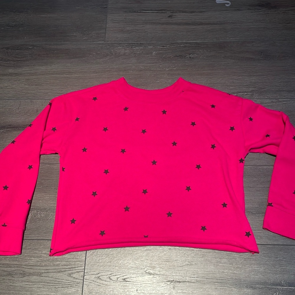 Gap kids size XL (14) pink with stars sweatshirt